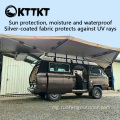 270 ° Khaki Outdoor Camping Cardoor Car tof awning